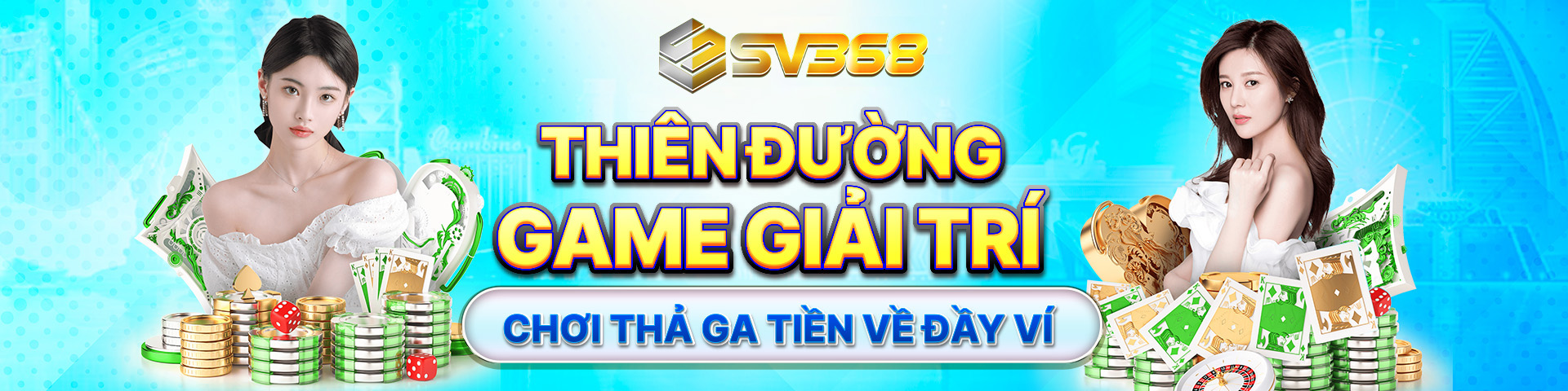 Game bài SV368 - Chơi thả ga, tiền đầy ví