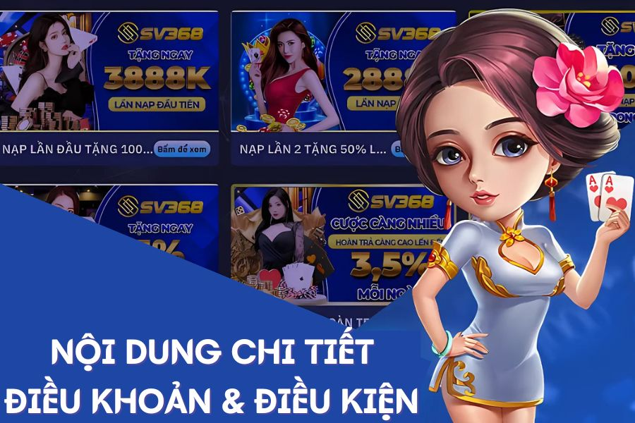 Điều khoản điều kiện 2 Nội dung chi tiết điều khoản điều kiện Sv368